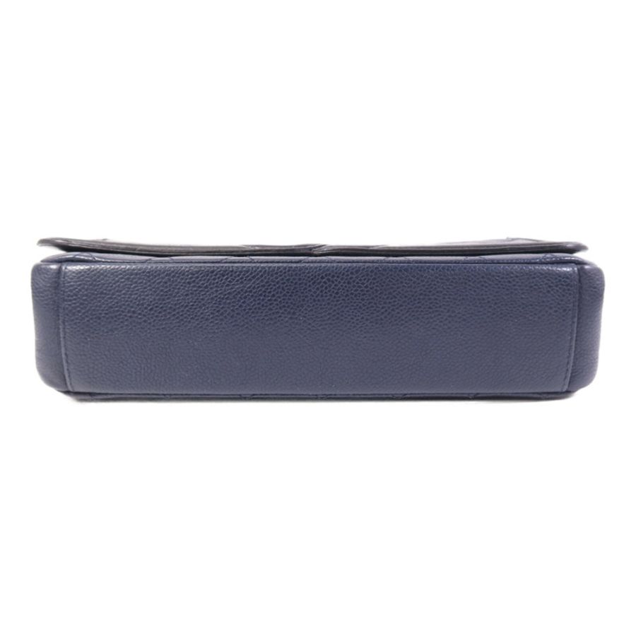 CHANEL 牛皮皮革Shoulder Bag金扣鏈帶肩背袋-3