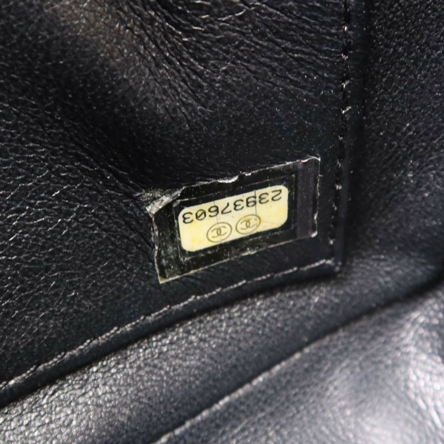 CHANEL 牛皮皮革Shoulder Bag金扣鏈帶肩背袋-7