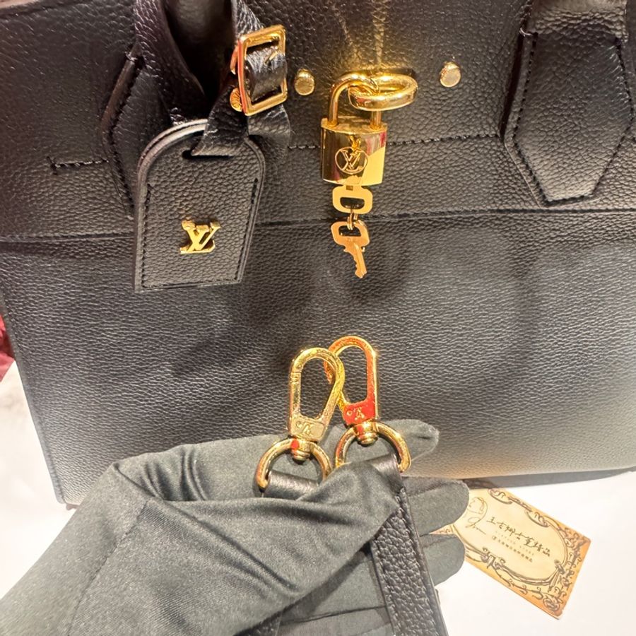 LV city steamer 黑金柏金包/王吉娜古董精品-9