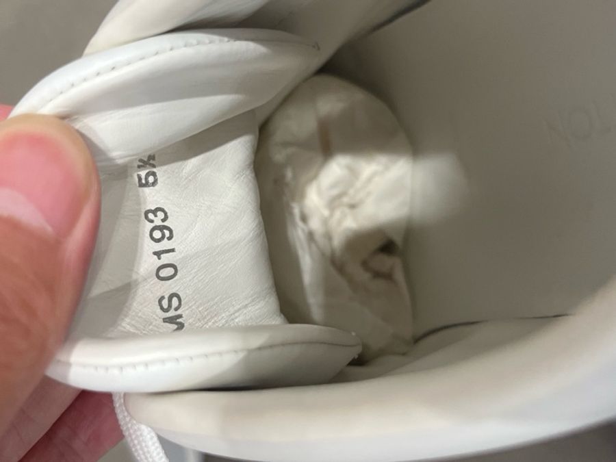 98新LV路易威登白色牛皮高幫板鞋,經典款式,尺碼5.5碼39.5碼-4