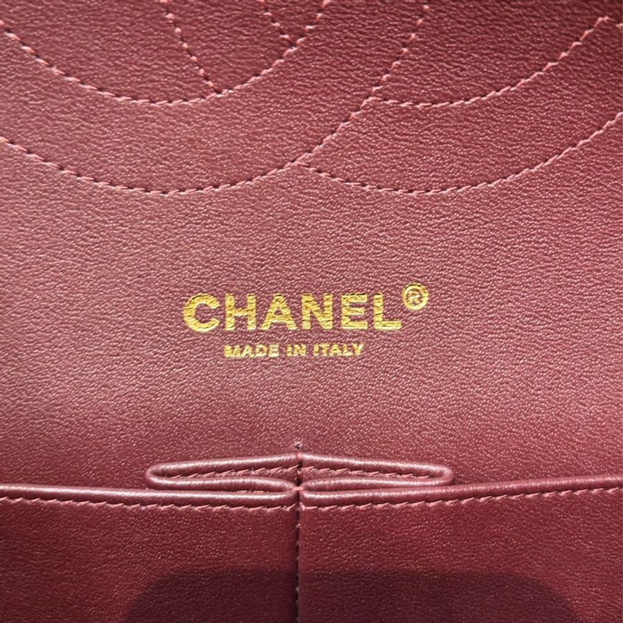 CHANEL A58600 COCO 30 CF JUMBO 黑色羊皮金鍊 肩背包斜背包口蓋包-56