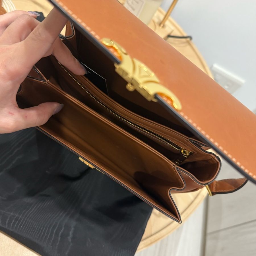 Celine Triomphe 天然牛皮/金智媛著用款 95成新-3
