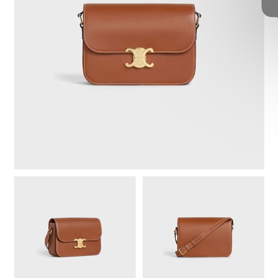 Celine Triomphe 天然牛皮/金智媛著用款 95成新-5