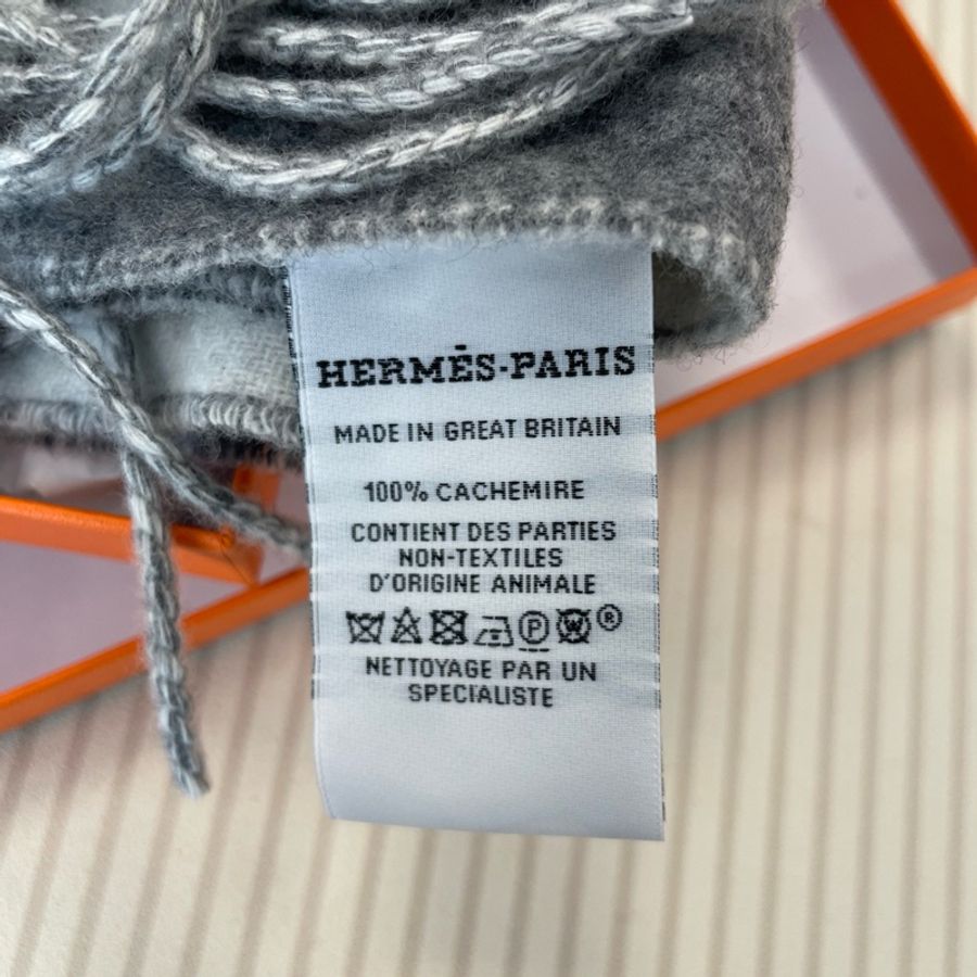 Hermes 全新 Casaque Porte-Clefs 喀什米爾圍巾-5