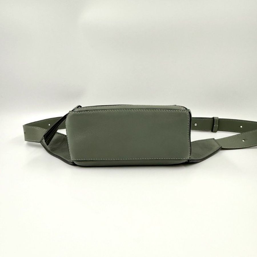 LOEWE - 鼠尾草綠Mini Puzzle Edge 腰包-5