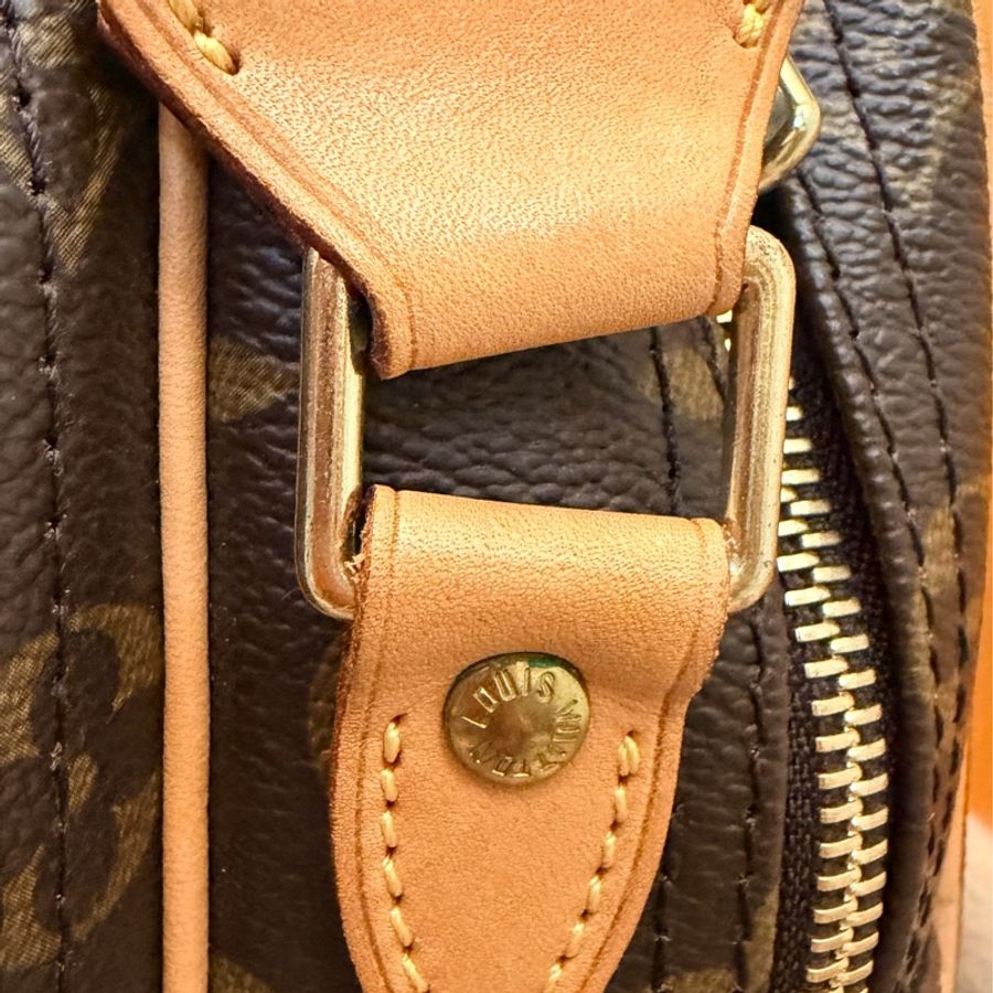 真品 LV 路易威登 Monogram Reporter PM M45254 記者包 肩背包 斜背包 旅行包-64