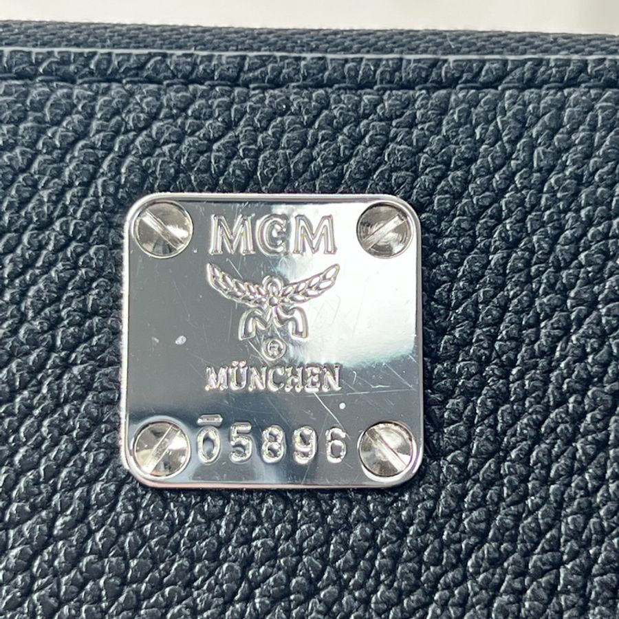 💗香緹國際精品💗 755 MCM 鉚釘長夾 黑銀-4