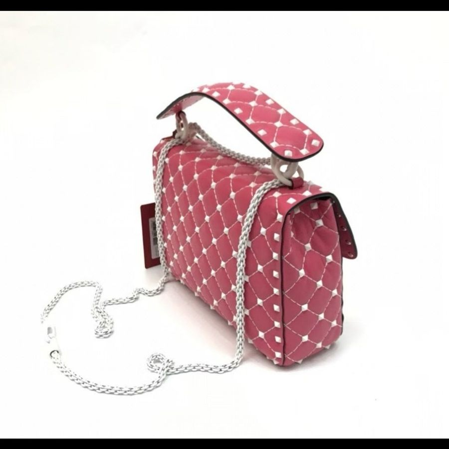 Valentino 華倫天奴 Rockstud Spike 紅色手提包 斜肩包 手袋-2