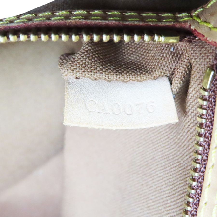 棕色 原花帆布 Batignolles Horizontal 肩背包【LOUIS VUITTON LV 路易威登】 M51154-7