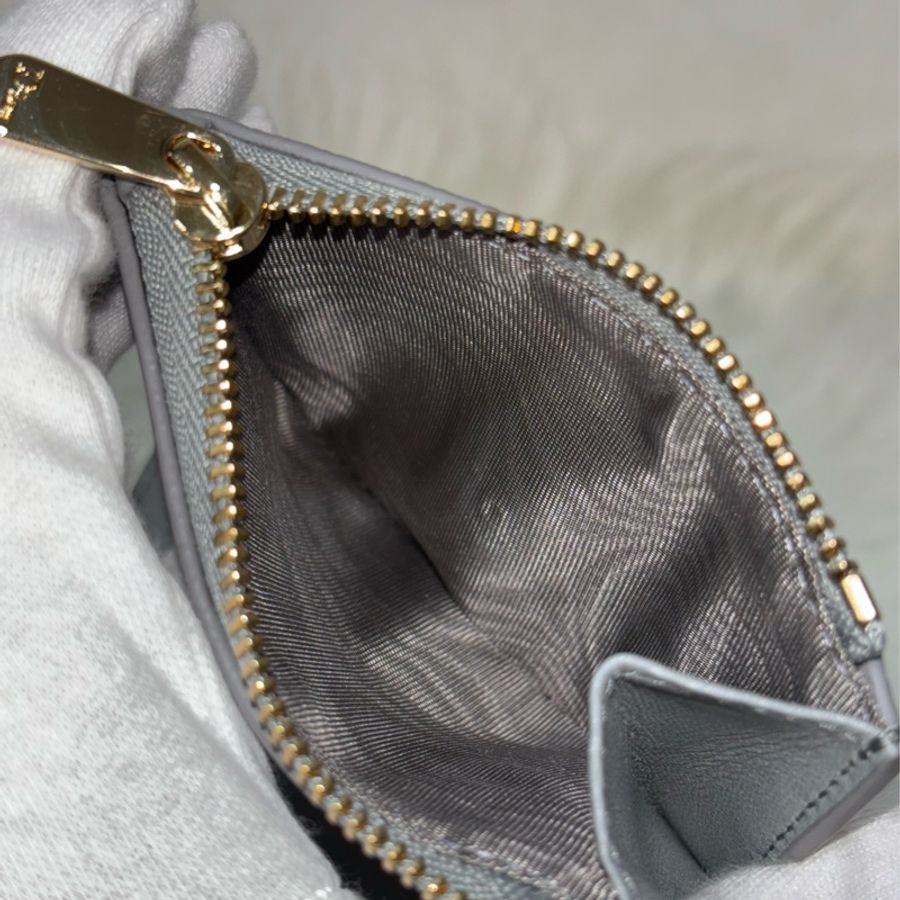 Dior S2057 LOTUS 30 MONTAIGNE CD 大象灰牛皮 金釦 短夾信用卡夾零錢包錢包-33
