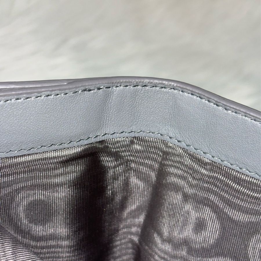 Dior S2057 LOTUS 30 MONTAIGNE CD 大象灰牛皮 金釦 短夾信用卡夾零錢包錢包-38