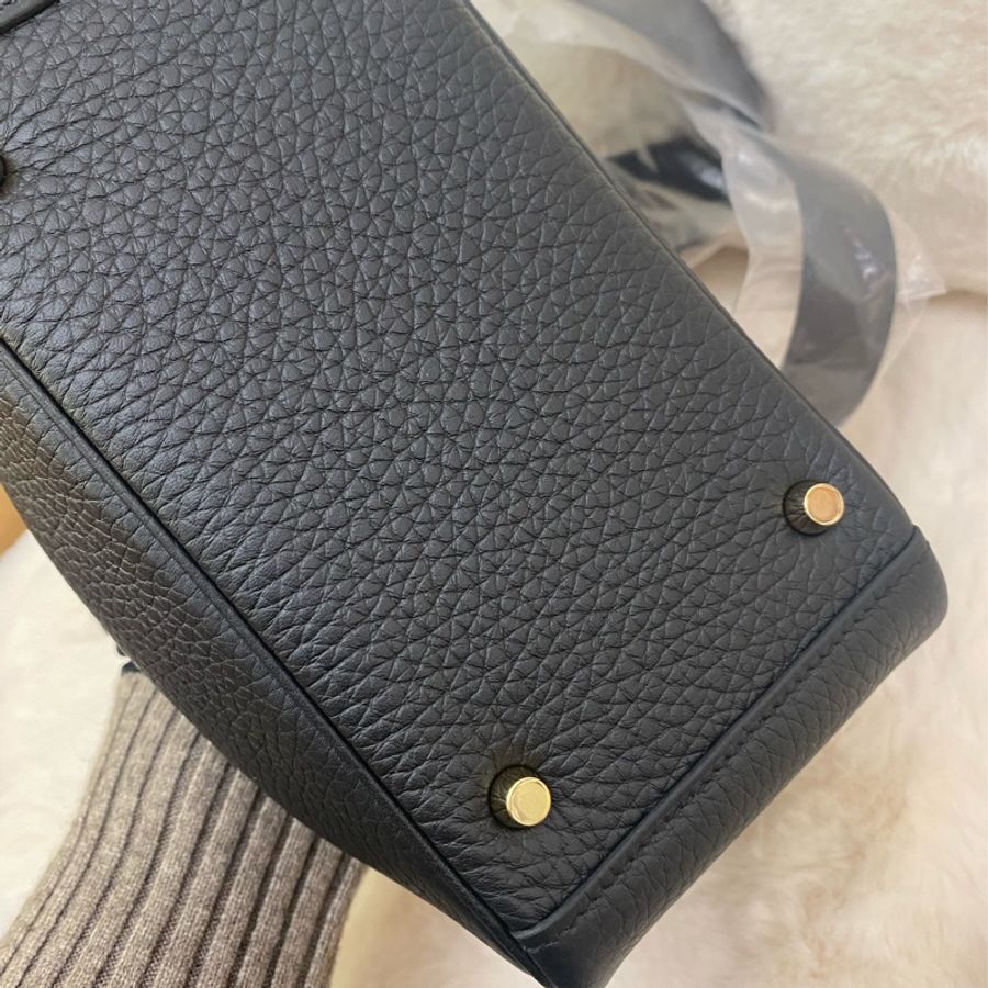 mini lindy 黑色 金扣-5