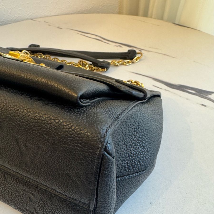 Lv M44151黑壓紋VAVIN金鏈包 肩背/斜背都好看-6