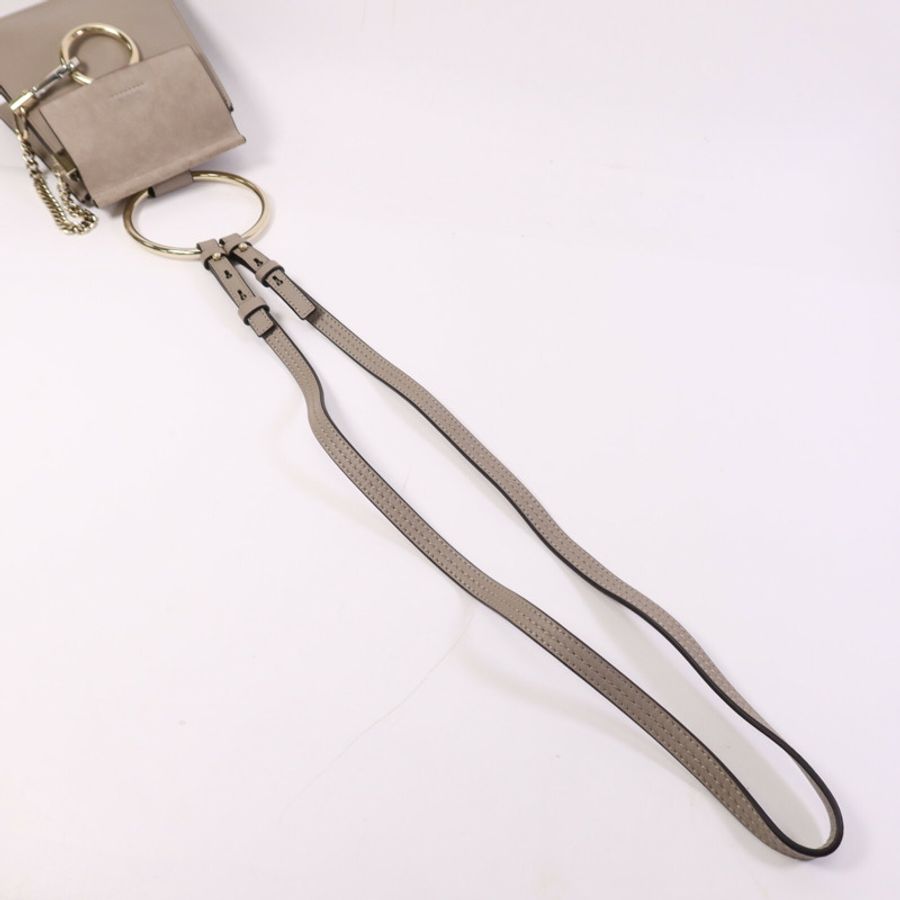 Chloe 牛皮/麂皮皮革Faye Mini Bag金扣手挽肩背兩用袋-7