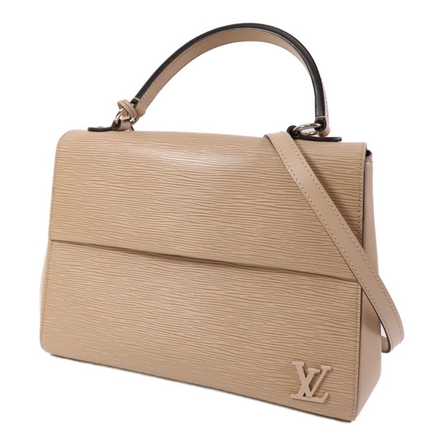 LOUIS VUITTON Epi Cluny MM銀扣手挽肩背兩用袋-2