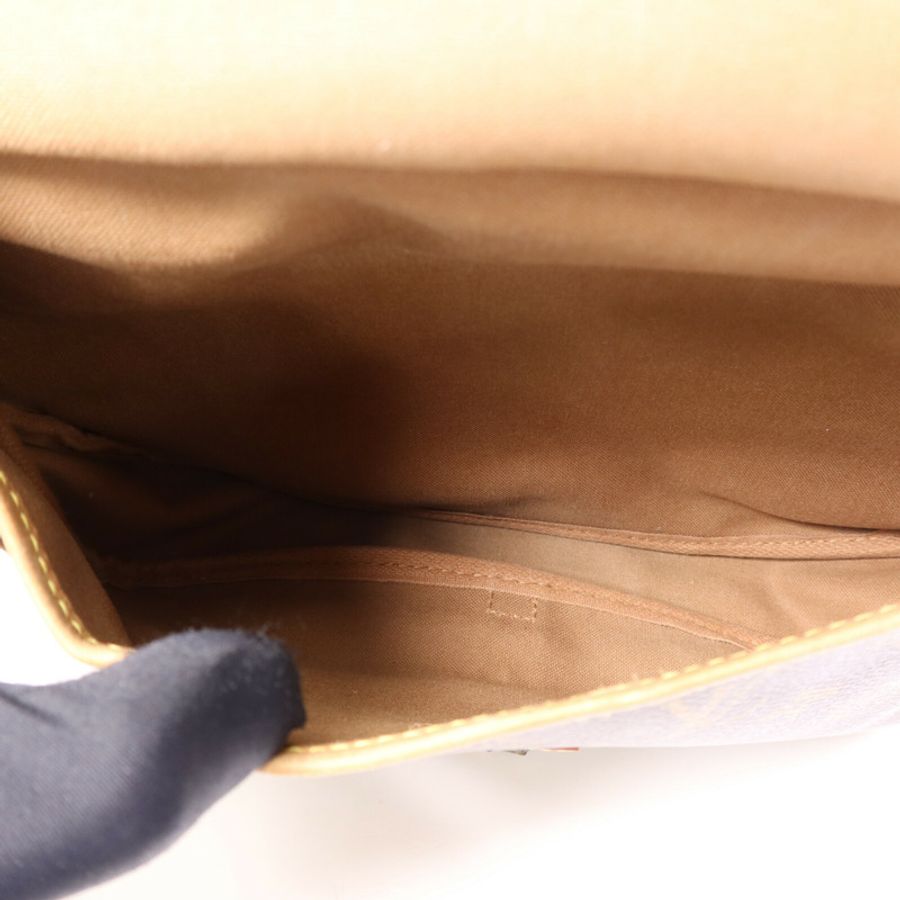 LOUIS VUITTON Monogram Saumur 30金扣肩背袋-17