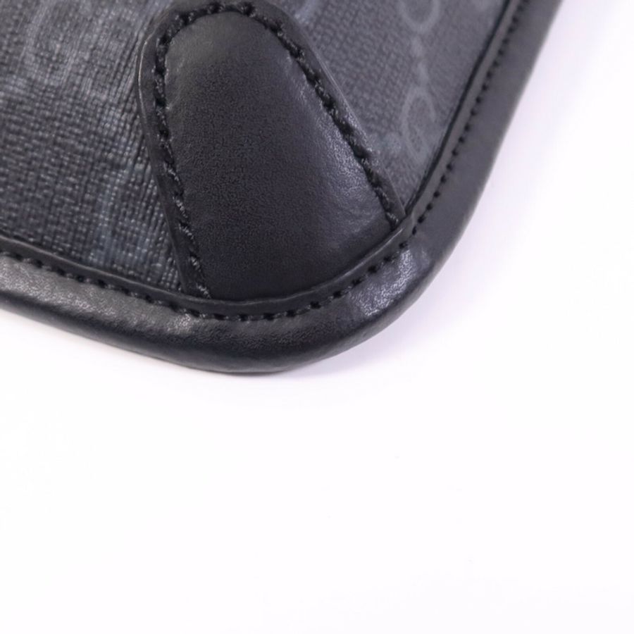 GUCCI 塗層帆布Waist Bag銀扣腰包-8