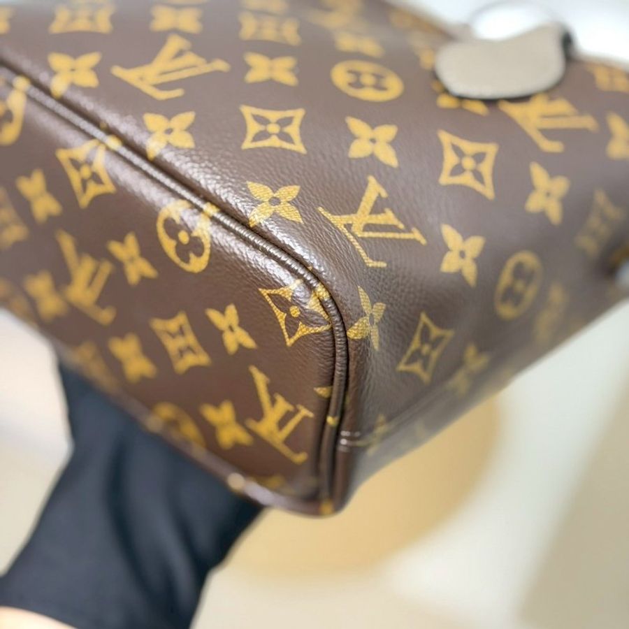 (稀有釋出、大全配✨)🏷LV 路易威登.Neverfull Inside Out MM 雙面小托特 芯片款 M28349-5