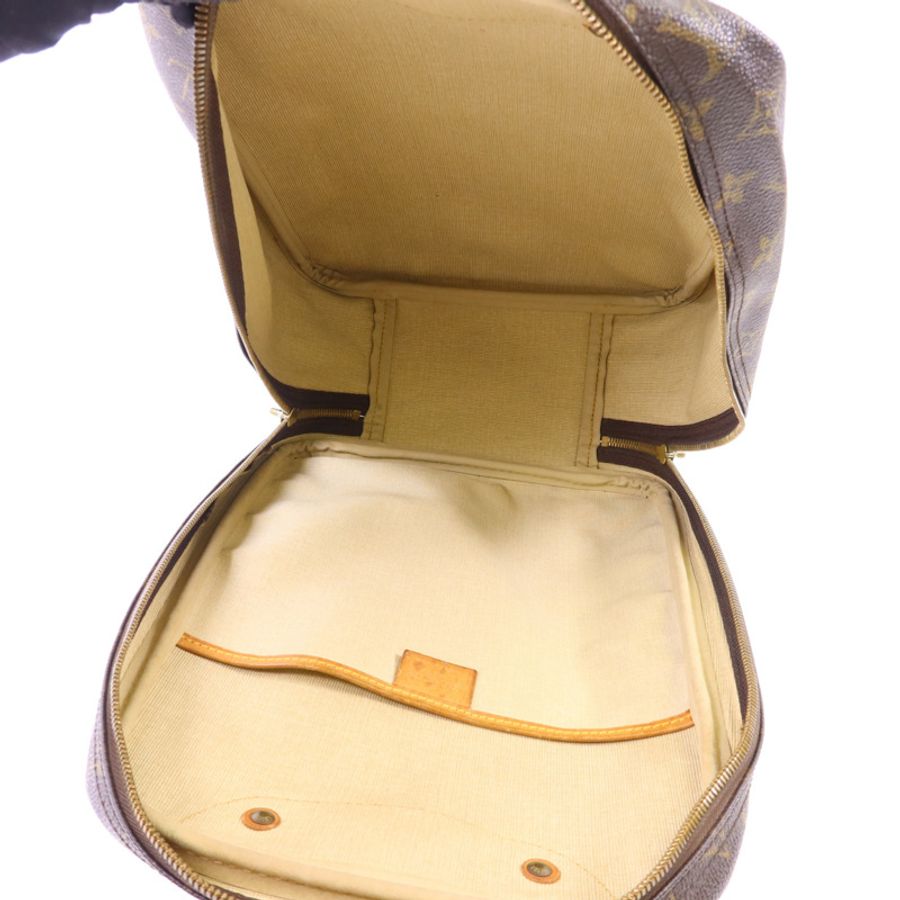 LOUIS VUITTON Monogram Excursion Shoe Case金扣手挽袋-5
