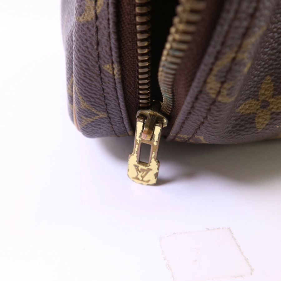 LOUIS VUITTON Monogram Excursion Shoe Case金扣手挽袋-10