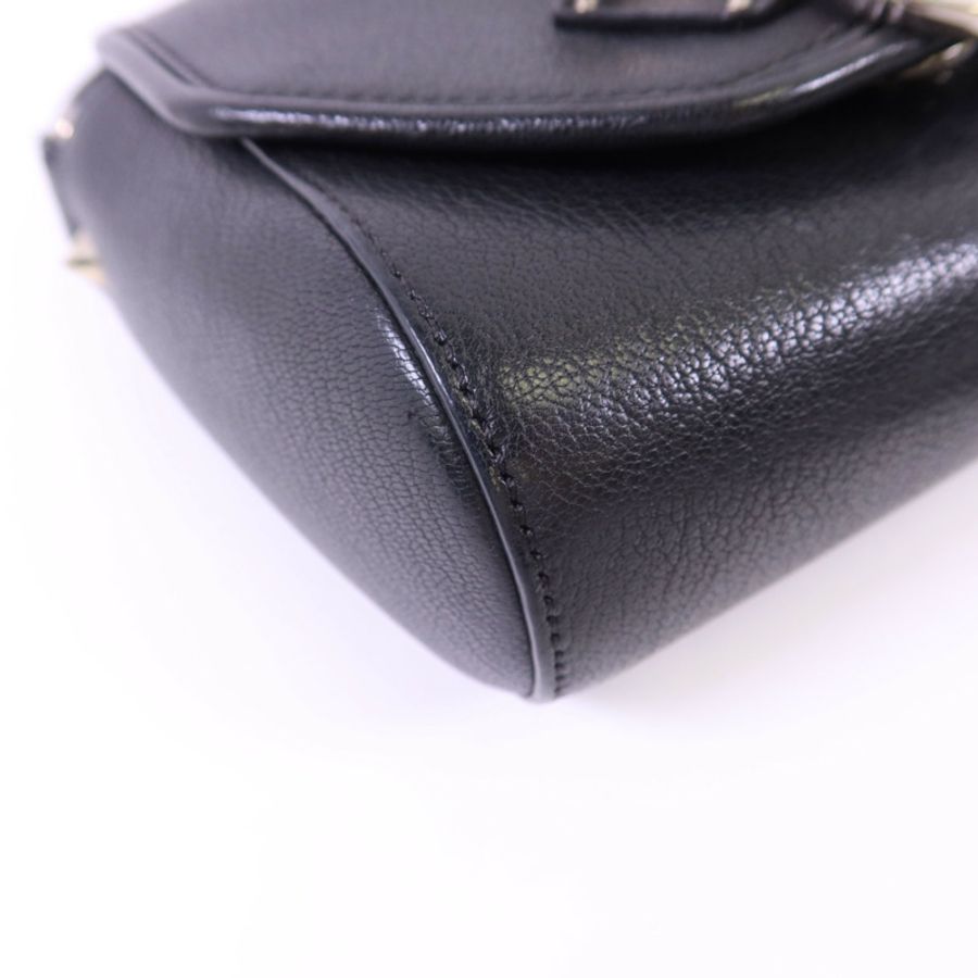 GIVENCHY 羊皮皮革Obsedia Crossbody Bag銀扣肩背袋-12
