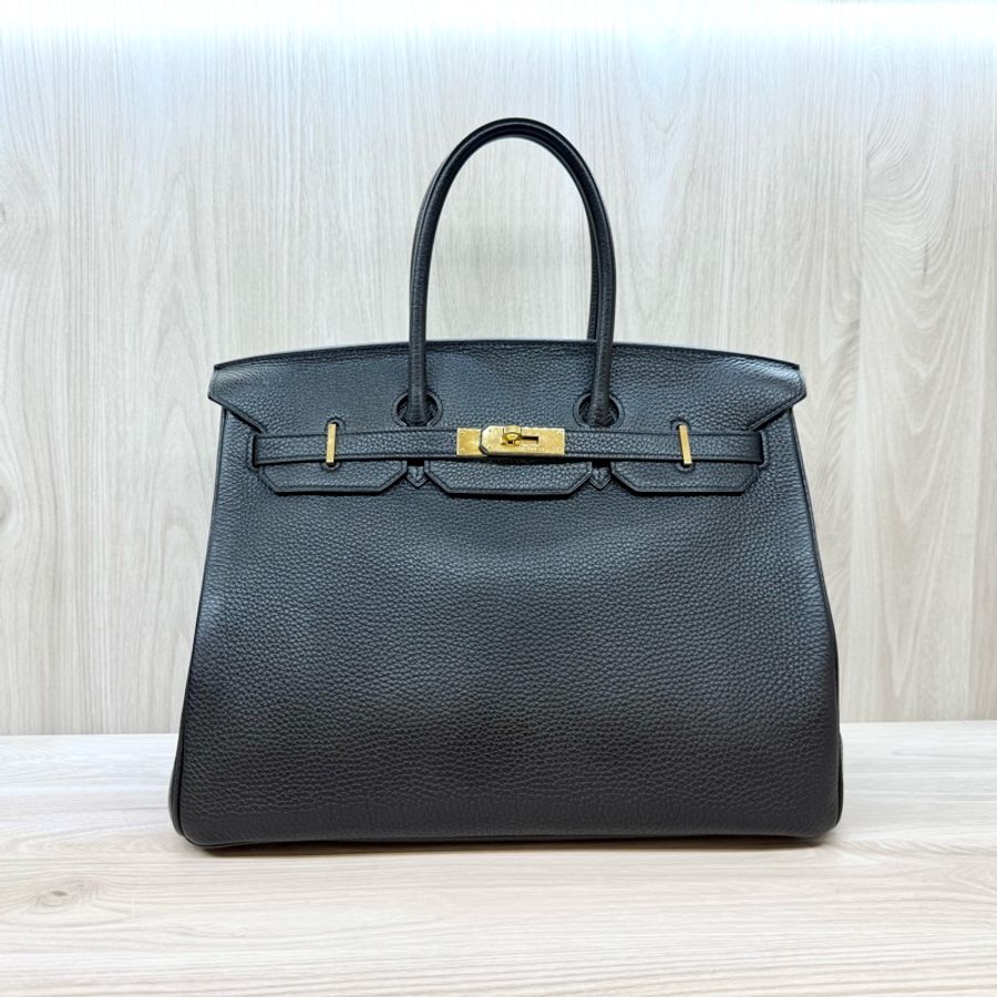 HERMES 爆款✨89Noir黑金TOGO皮Birkin35-1