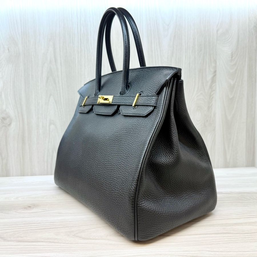 HERMES 爆款✨89Noir黑金TOGO皮Birkin35-3