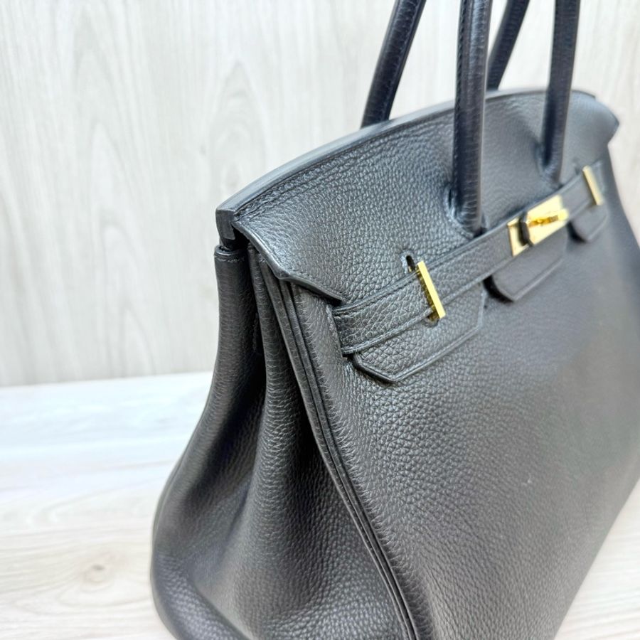 HERMES 爆款✨89Noir黑金TOGO皮Birkin35-6