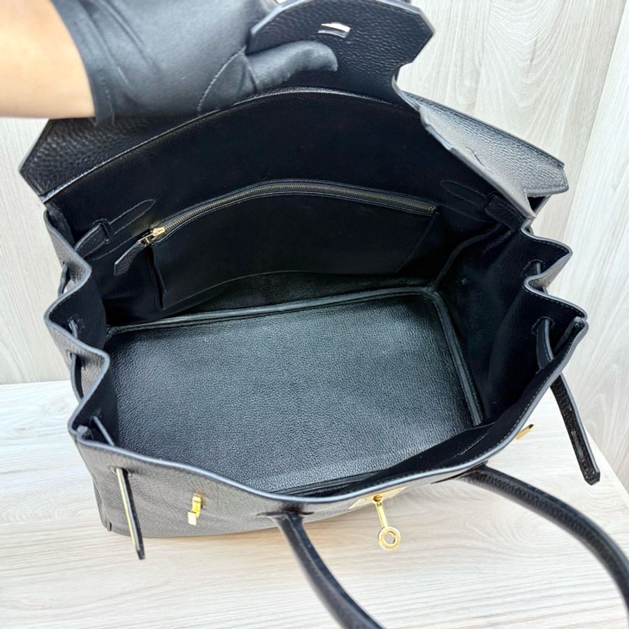 HERMES 爆款✨89Noir黑金TOGO皮Birkin35-8