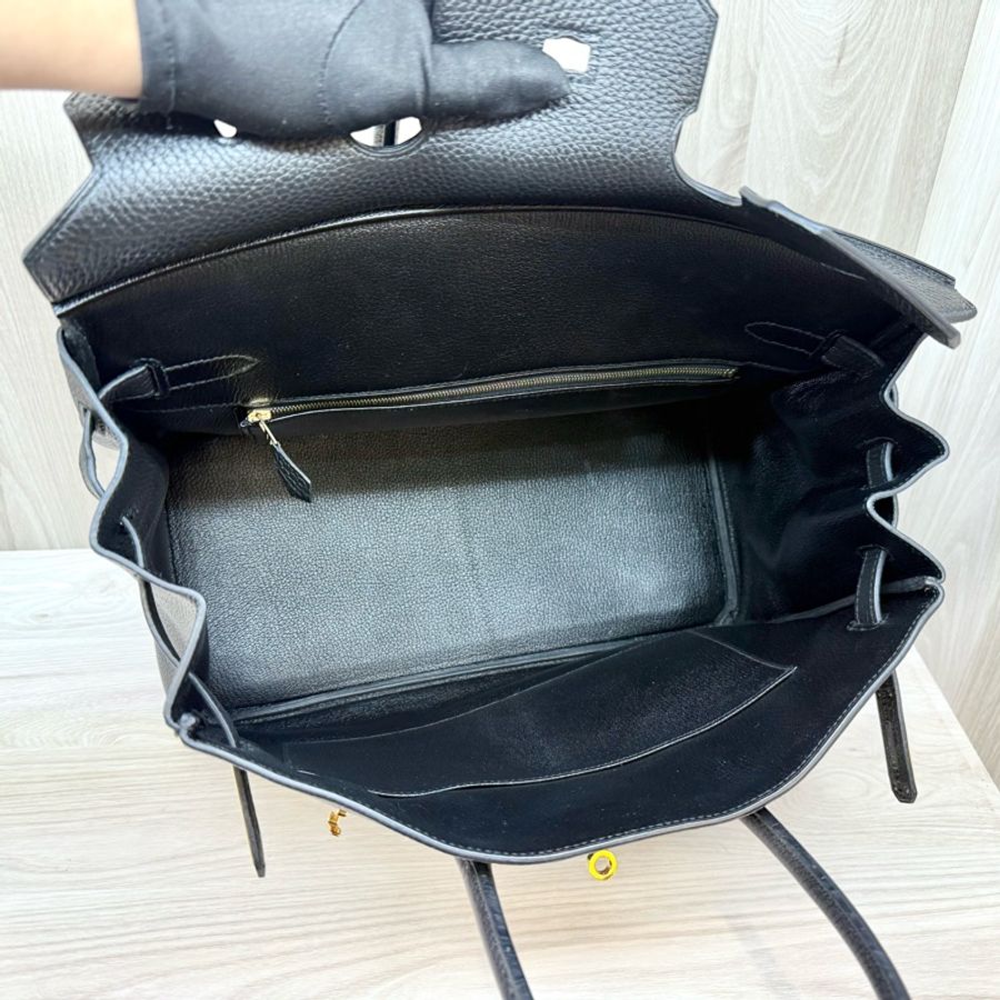 HERMES 爆款✨89Noir黑金TOGO皮Birkin35-9