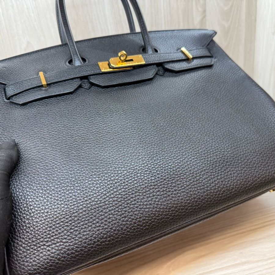 HERMES 爆款✨89Noir黑金TOGO皮Birkin35-10