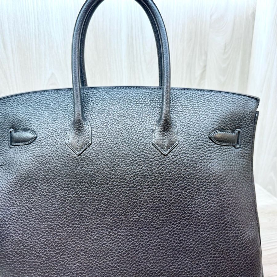 HERMES 爆款✨89Noir黑金TOGO皮Birkin35-11