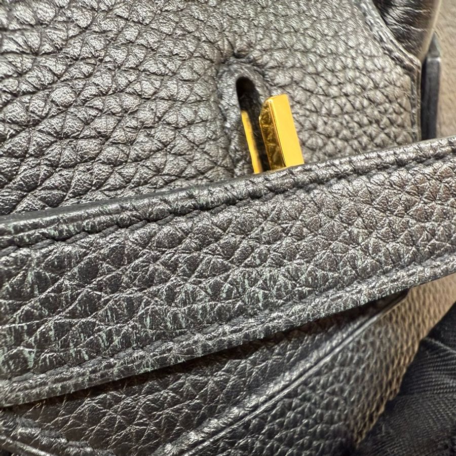 HERMES 爆款✨89Noir黑金TOGO皮Birkin35-16