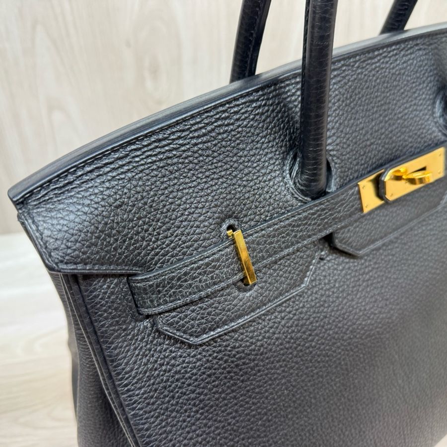 HERMES 爆款✨89Noir黑金TOGO皮Birkin35-17