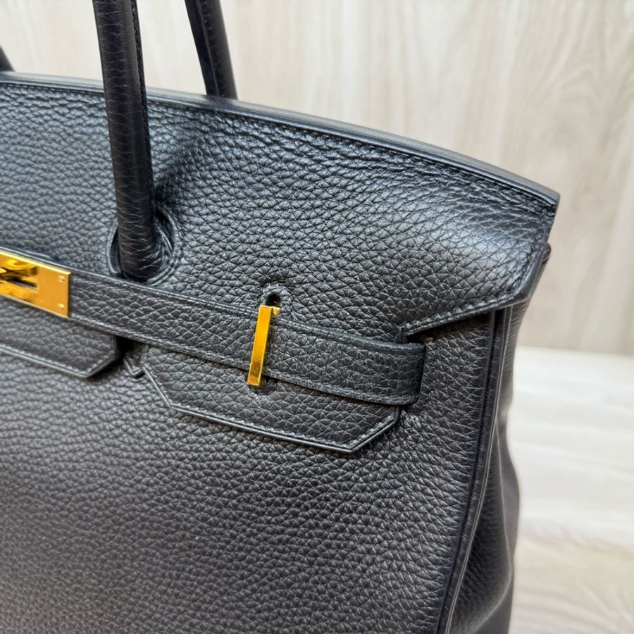 HERMES 爆款✨89Noir黑金TOGO皮Birkin35-18