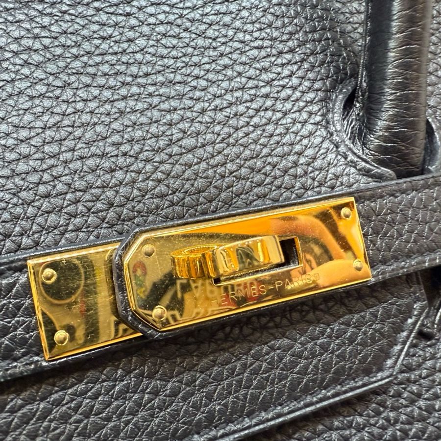 HERMES 爆款✨89Noir黑金TOGO皮Birkin35-27
