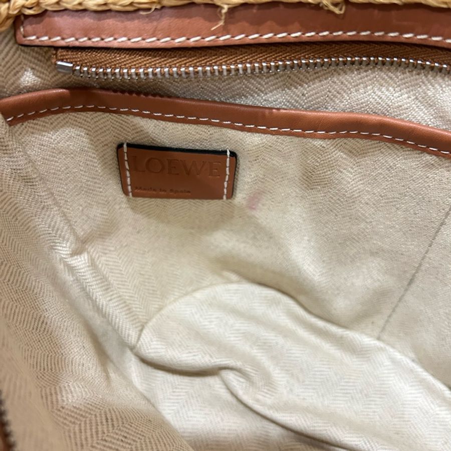 LOEWE 夏日草編包 竹編包-4