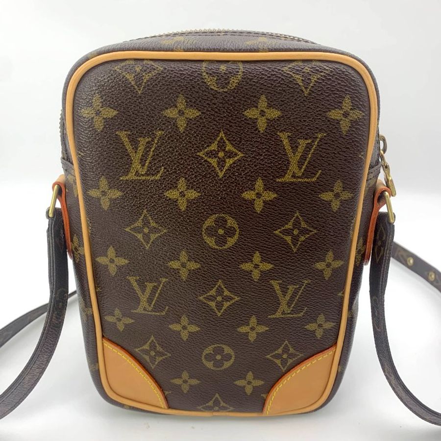 Louis Vuitton 老花雙層相機包，LV經典包，路易威登，麻將包，側背包，二手真品，正品，現貨，免運-4