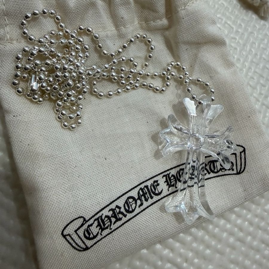 Chrome Hearts 樹酯十字架項鏈-4