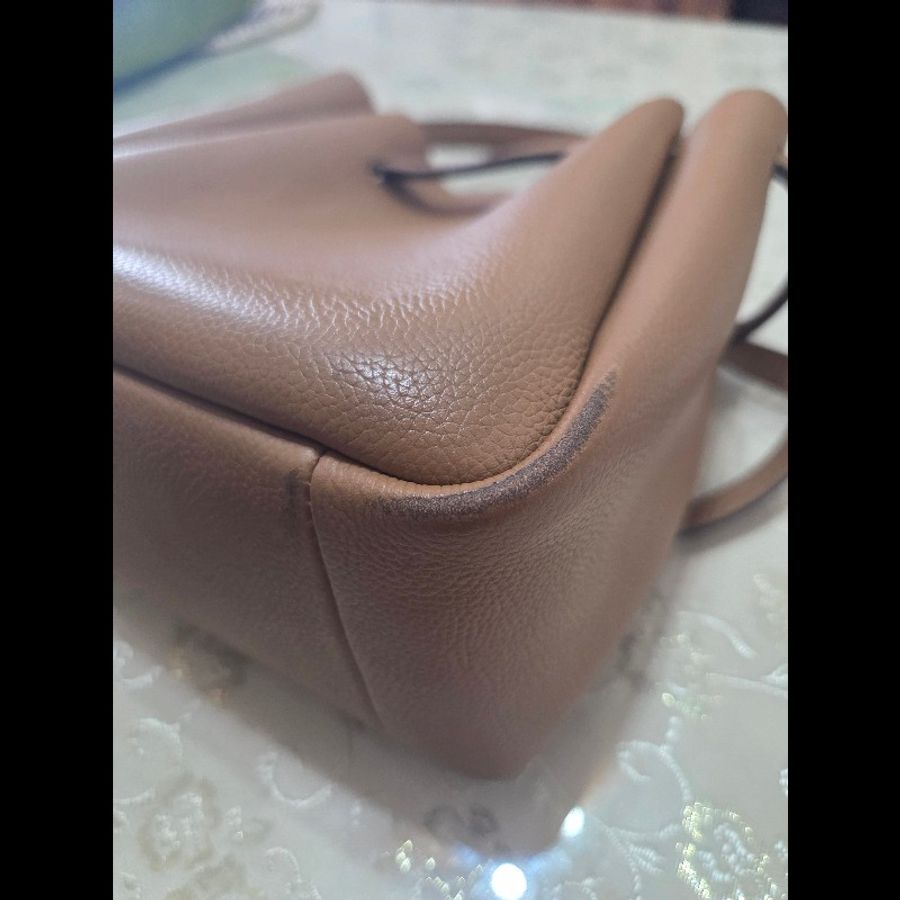 Tory burch romy 水桶包 專櫃款 提拉米蘇色-29