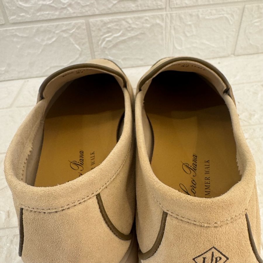 LORO PIANA杏色樂福鞋👞 貴婦名媛最愛😻-14