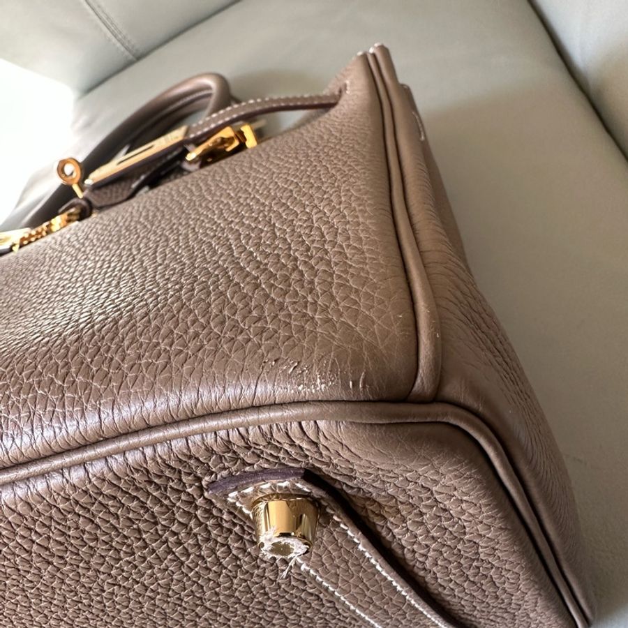 📍愛馬仕Hermes Birkin 30 大象灰 金扣 Togo皮 B刻狀態很好,輕微使用痕跡,保存狀態極佳,-11
