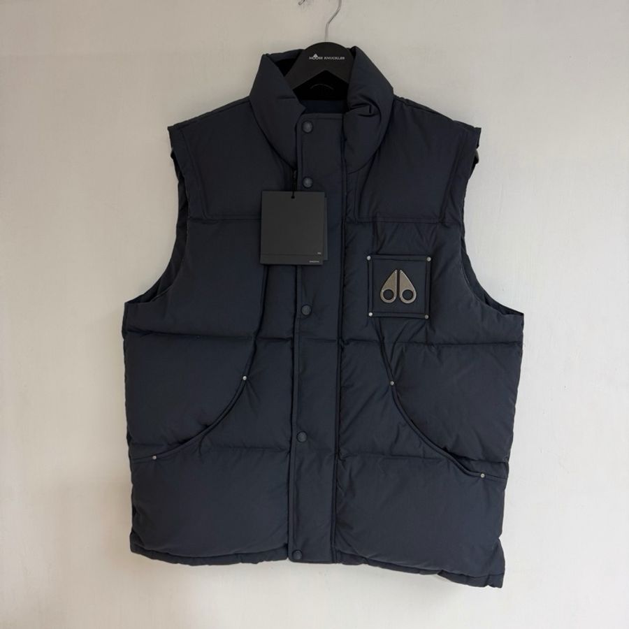 Moose Knuckles - 男款 灰色 羽絨背心#M L 好價💰-0