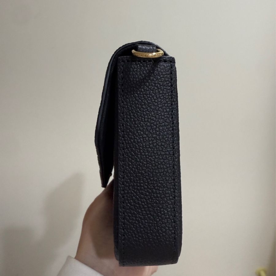 LV 皮夾包 黑 近全新-12