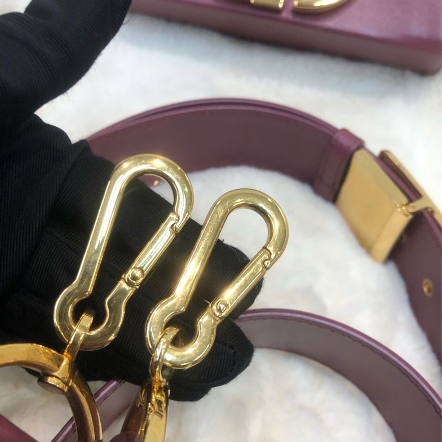 Dior 棗紅色蒙田相機袋 XC195-8