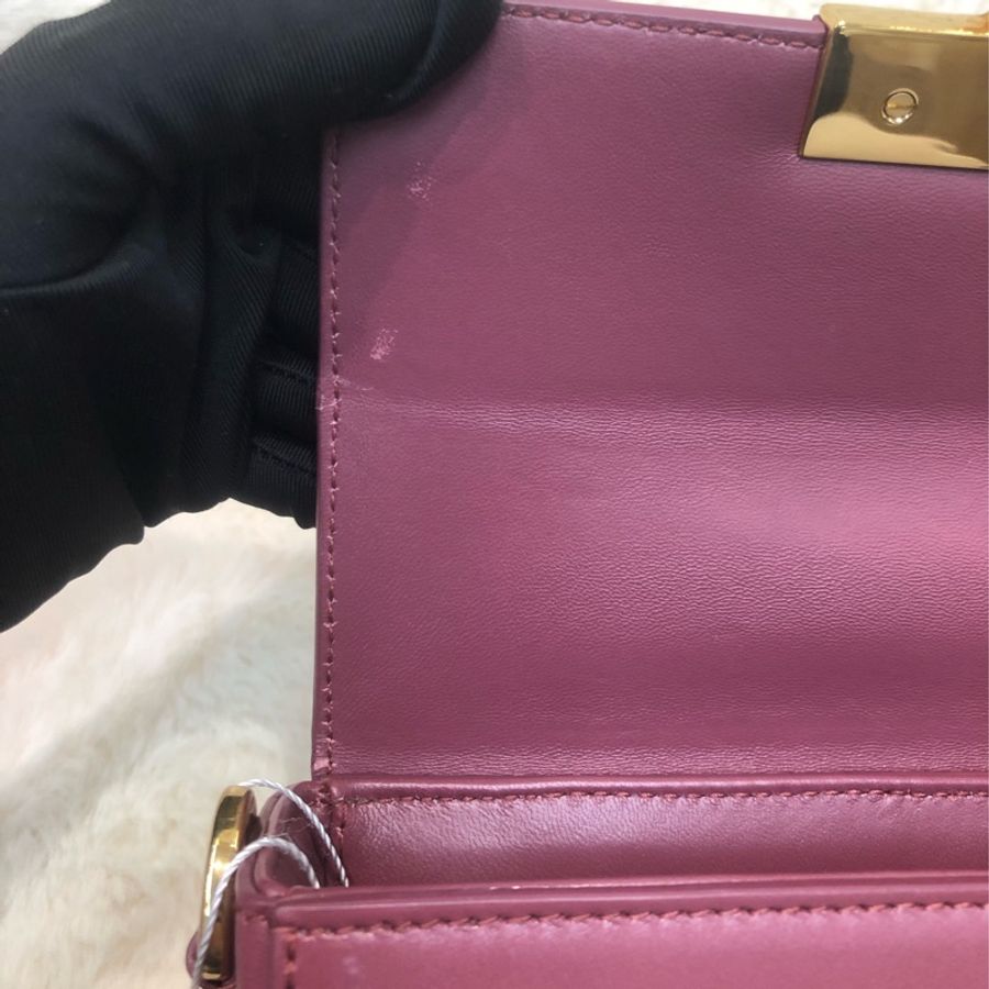 Dior 棗紅色蒙田相機袋 XC195-22