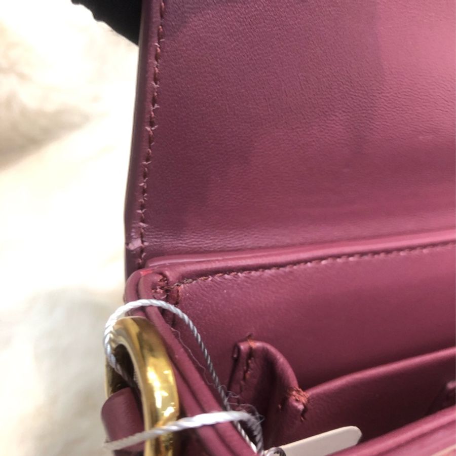 Dior 棗紅色蒙田相機袋 XC195-25