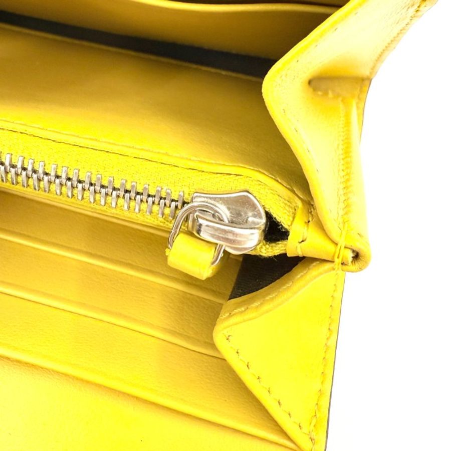 FENDI - 黃色拚FF LOGO WOC 斜背包-19