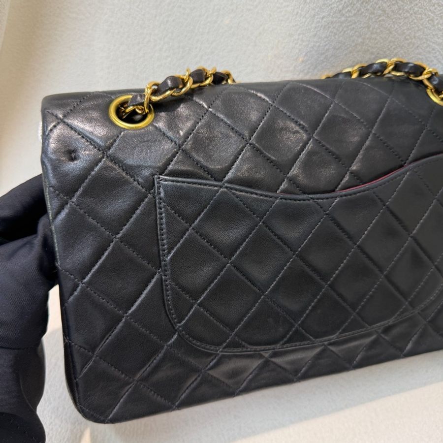 Chanel 黑金色CF 26 Double Flap Bag XC174-34