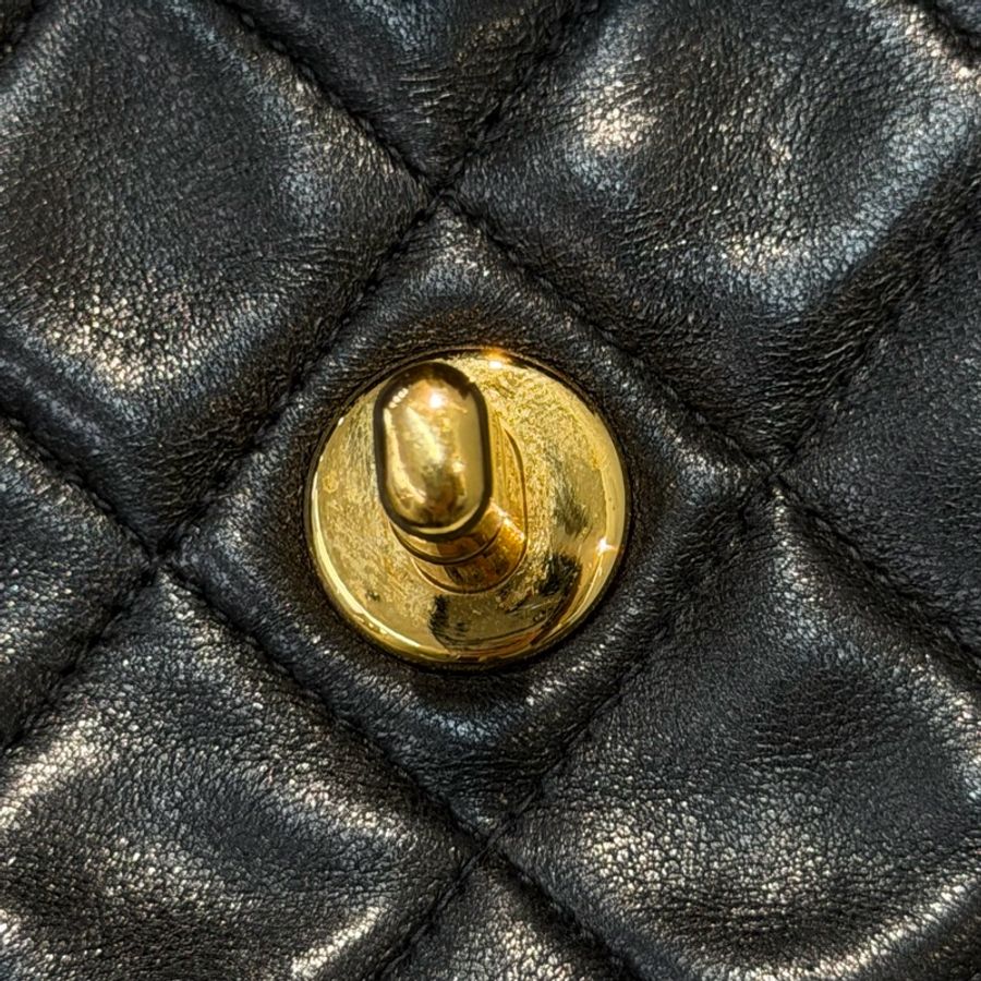 Chanel 黑金色CF 26 Double Flap Bag XC174-53